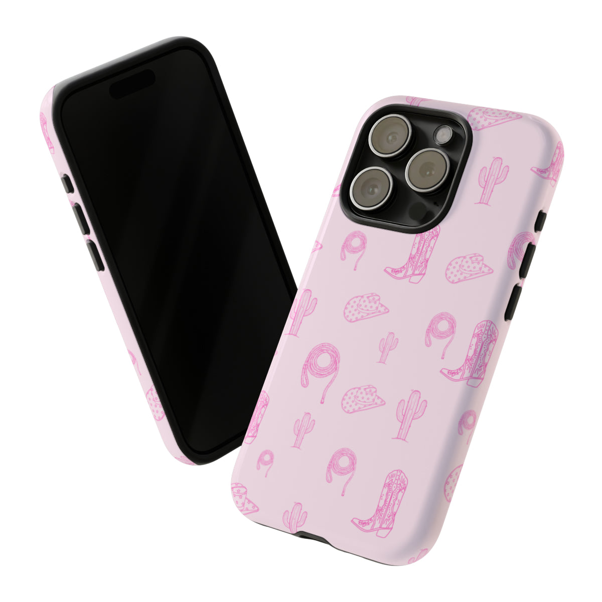 Pink Cowgirl Prints Phone Case