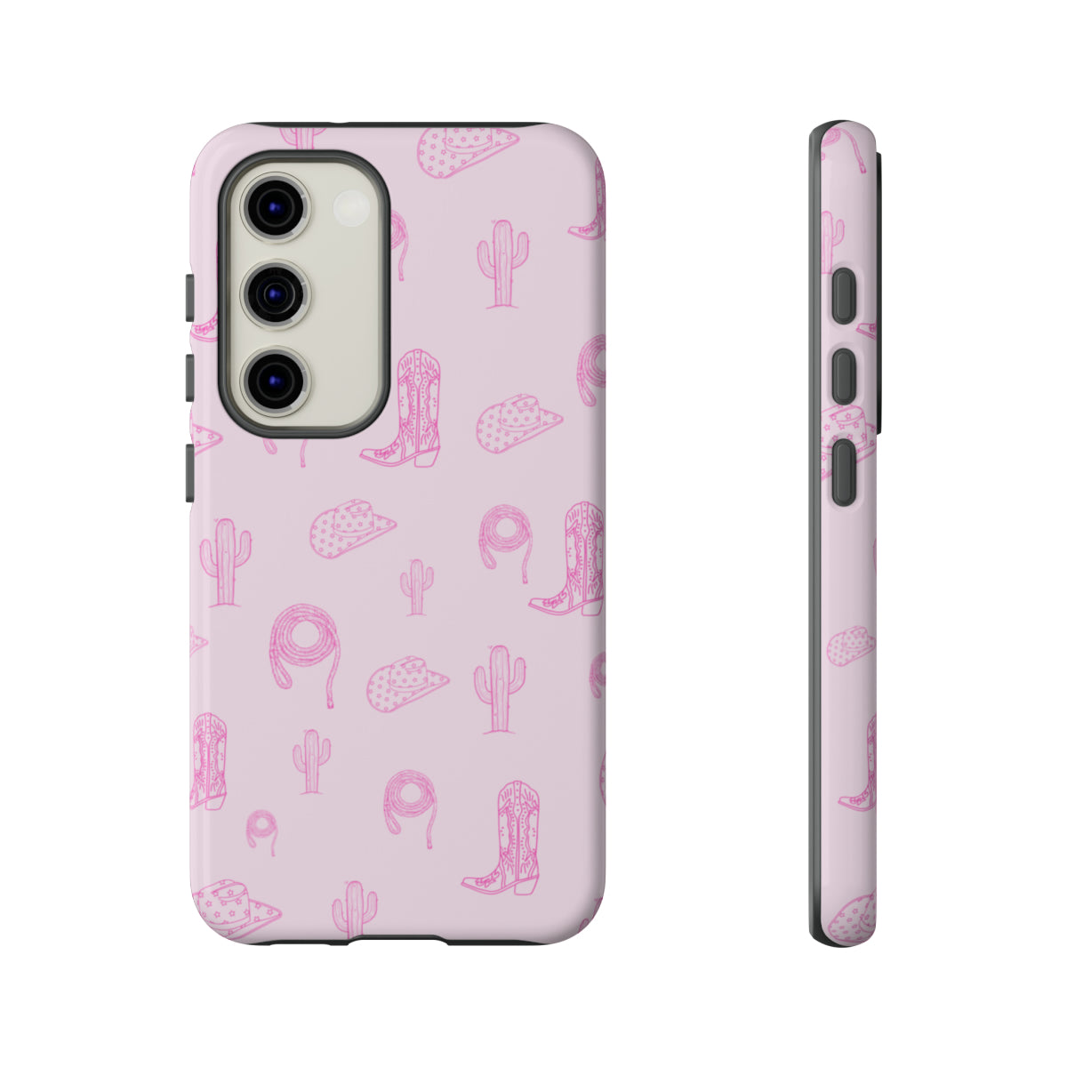 Pink Cowgirl Prints Phone Case