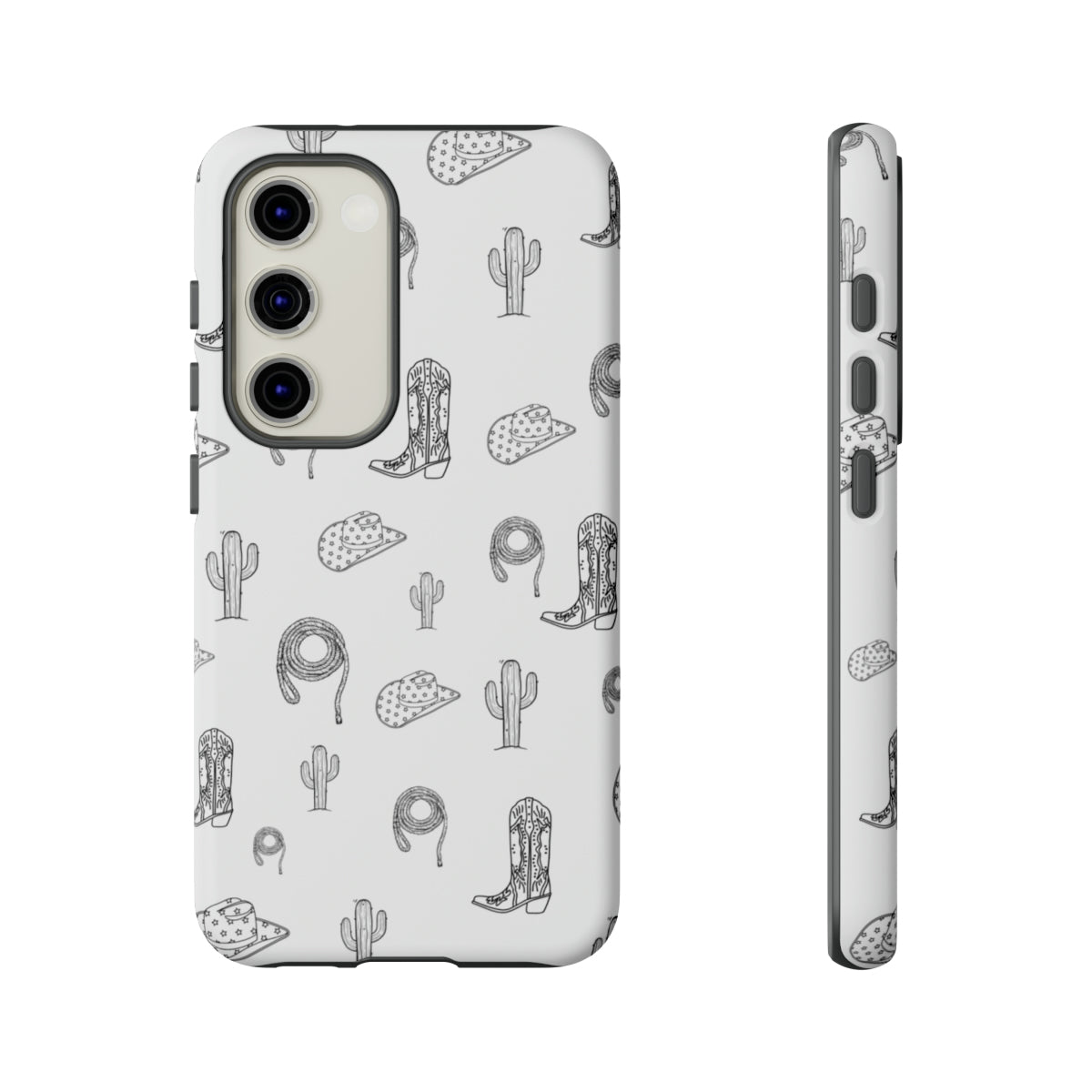 White Cowgirl Prints Phone Case