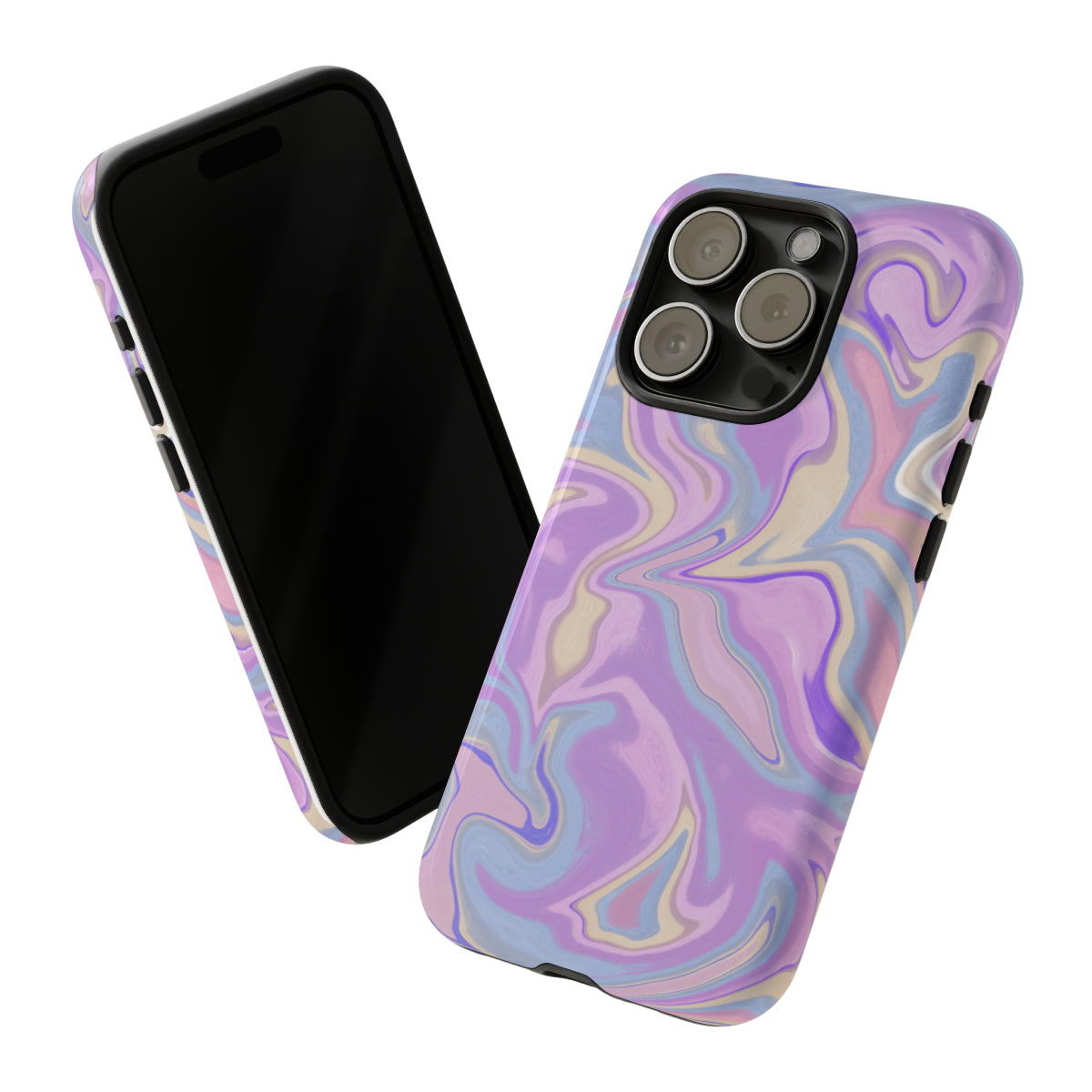 Purple Abstract Lines Phone Case