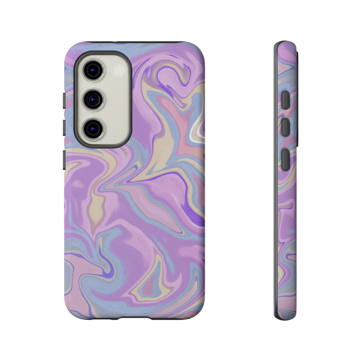 Purple Abstract Lines Phone Case