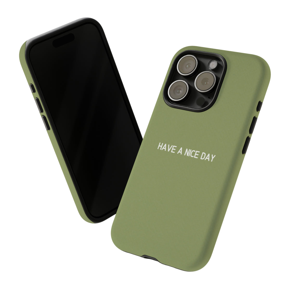 Have A Nice Day Green Phone Case