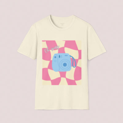 Checkered Polaroid Camera T-shirt