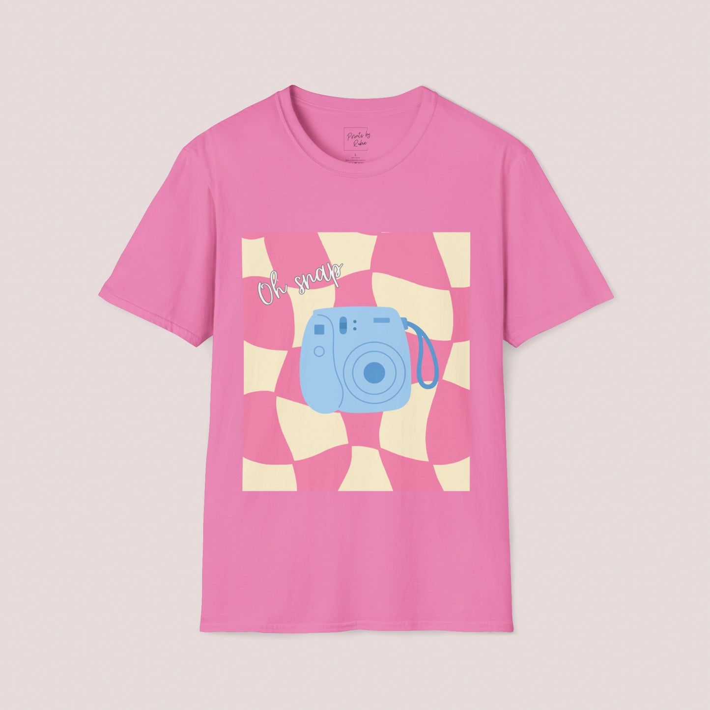 Checkered Polaroid Camera T-shirt