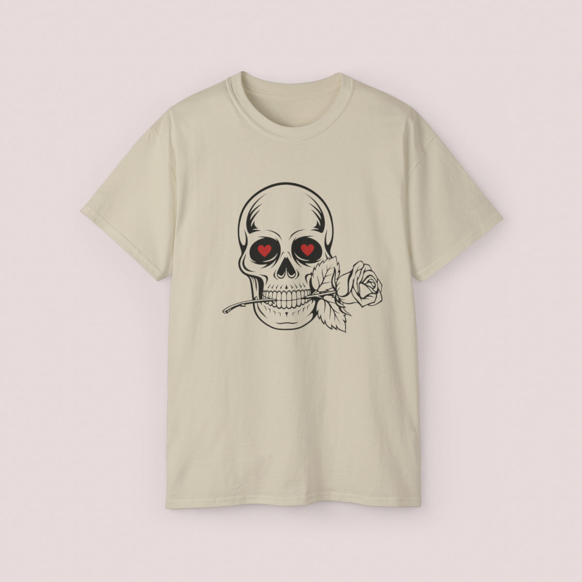 Heart Eyes Skull T-Shirt