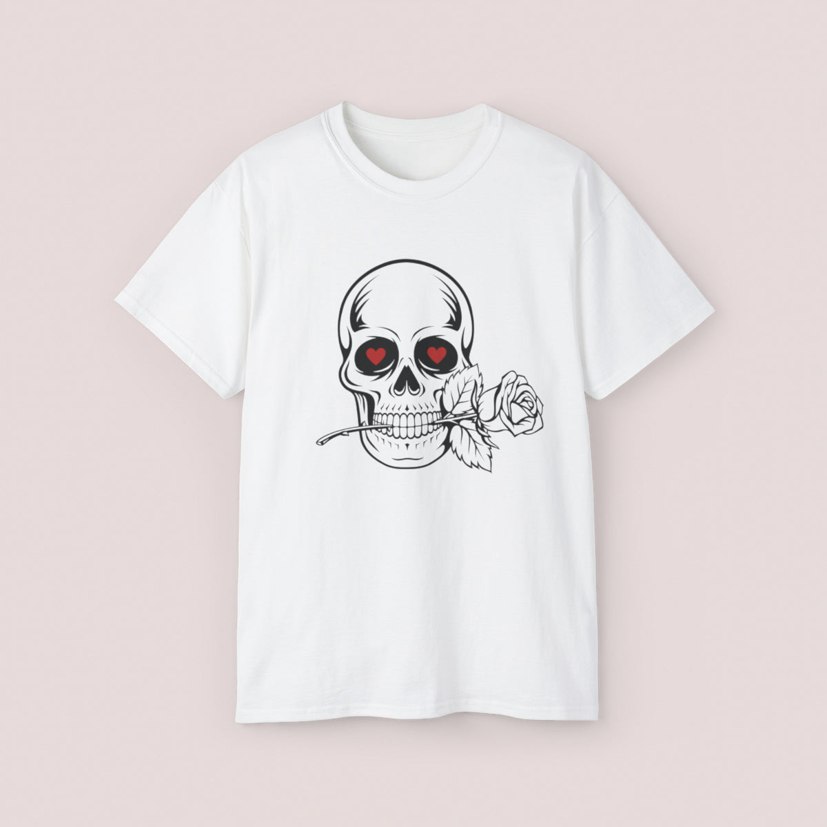 Heart Eyes Skull T-Shirt