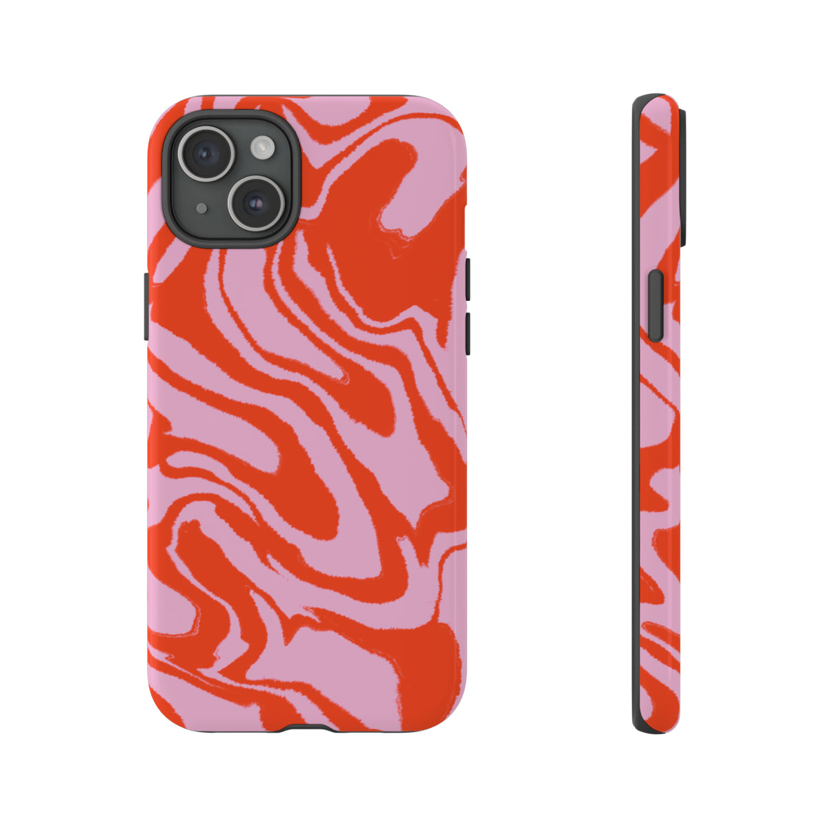 Red and Pink abstract Phone Case