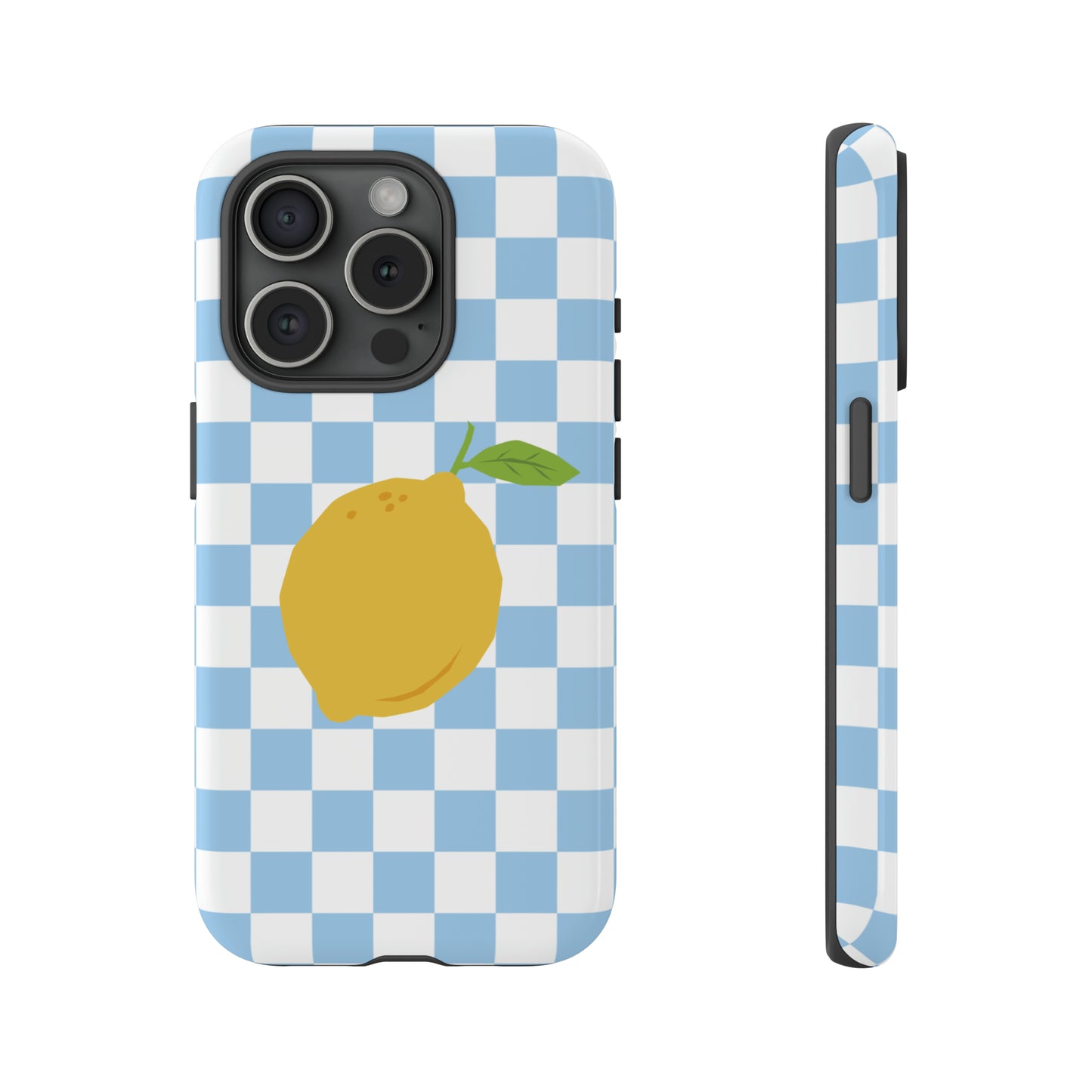 Lemon Picnic Blue Phone Case