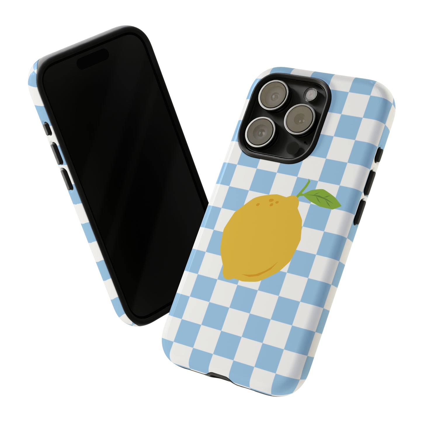 Lemon Picnic Blue Phone Case