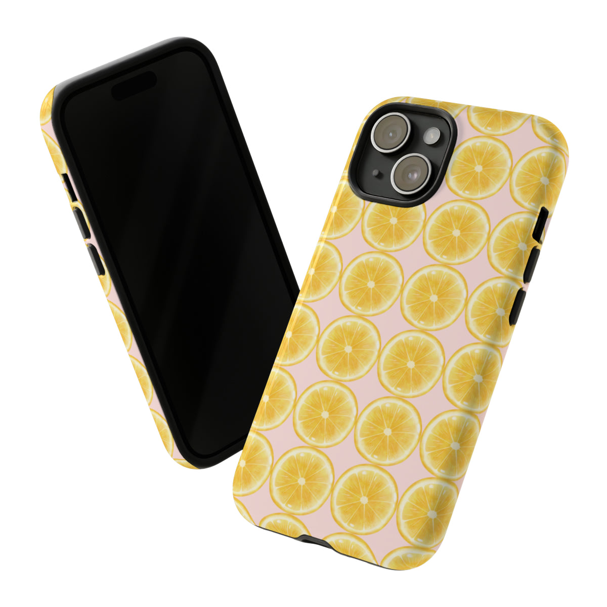 Pink Lemon Slices Phone Case