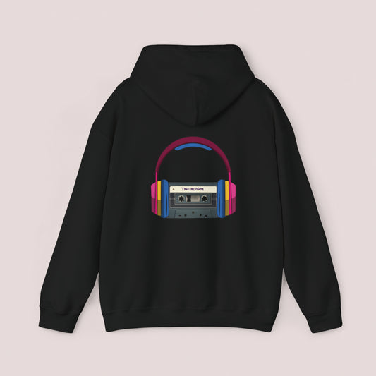 Headphones and Cassette Tape Unisex Hoodie