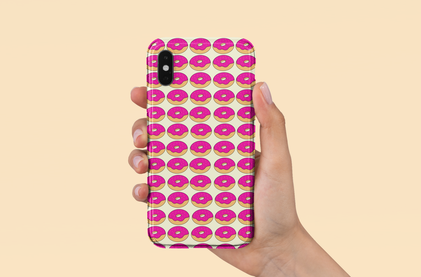 Pink Doughnut Phone Case