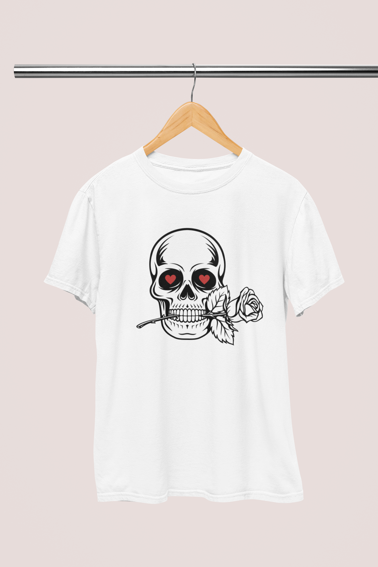 Heart Eyes Skull T-Shirt