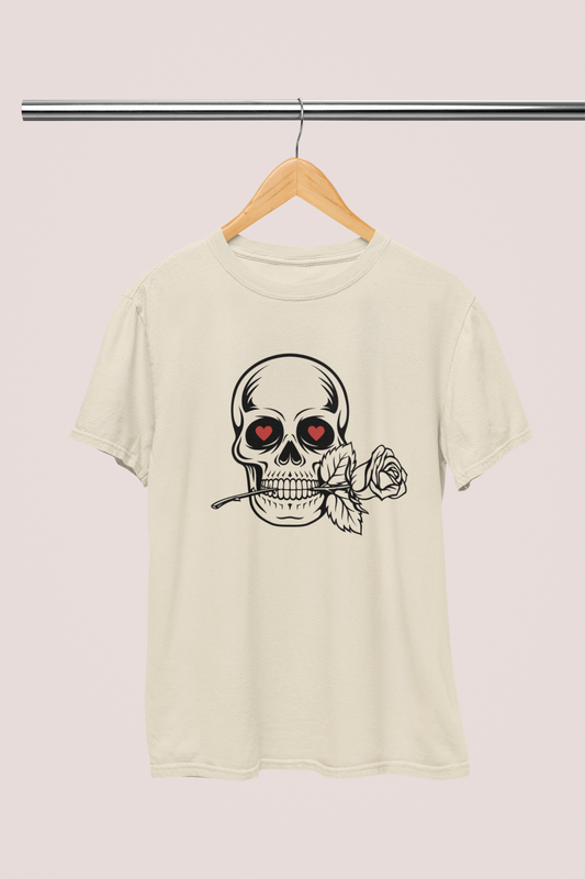 Heart Eyes Skull T-Shirt