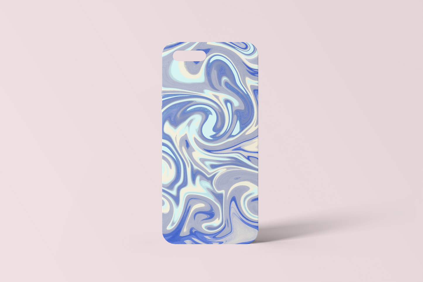 Blue Abstract Lines Phone Case