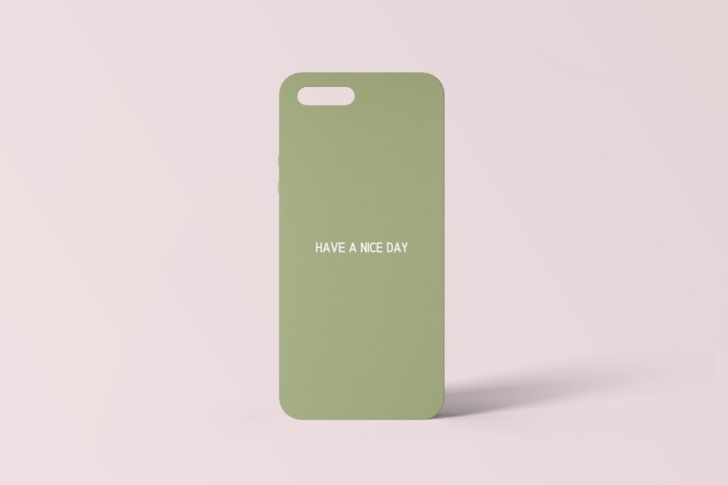 Have A Nice Day Green Phone Case