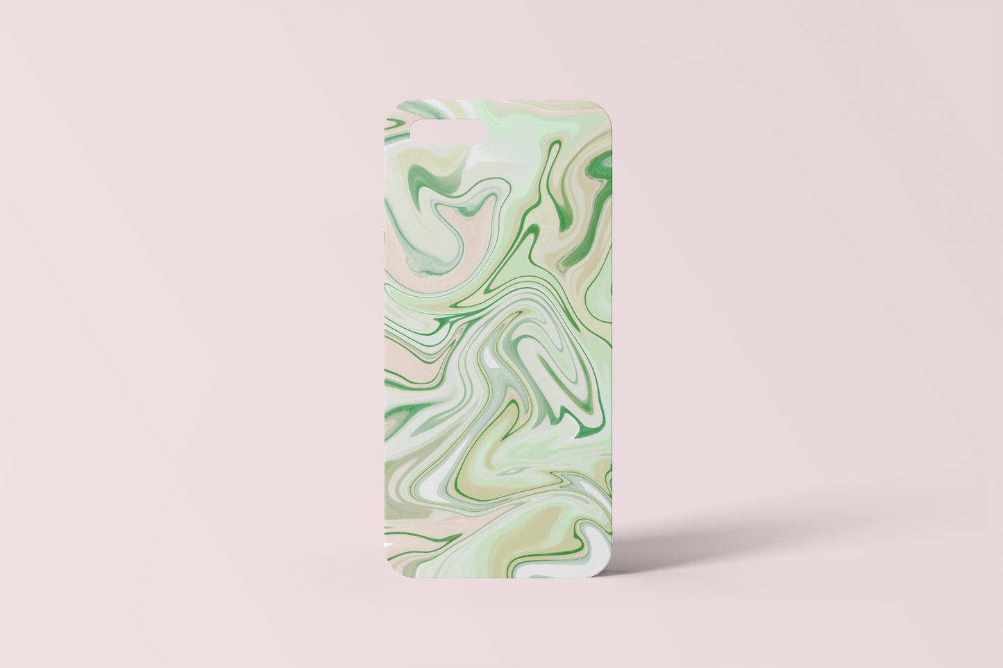 Green Abstract Lines Phone Case