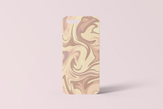 Caramel Abstract Lines Phone Case